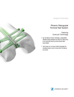 Femoral intramedullary nail - Zimmer® Natural Nail® - Zimmer Biomet - tibia  / proximal / distal